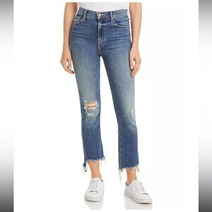 Mother Denim Insider Crop Step Chew